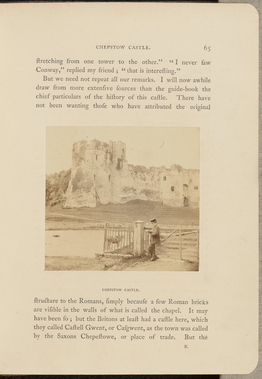 Castelo de Chepstow de Francis Bedford