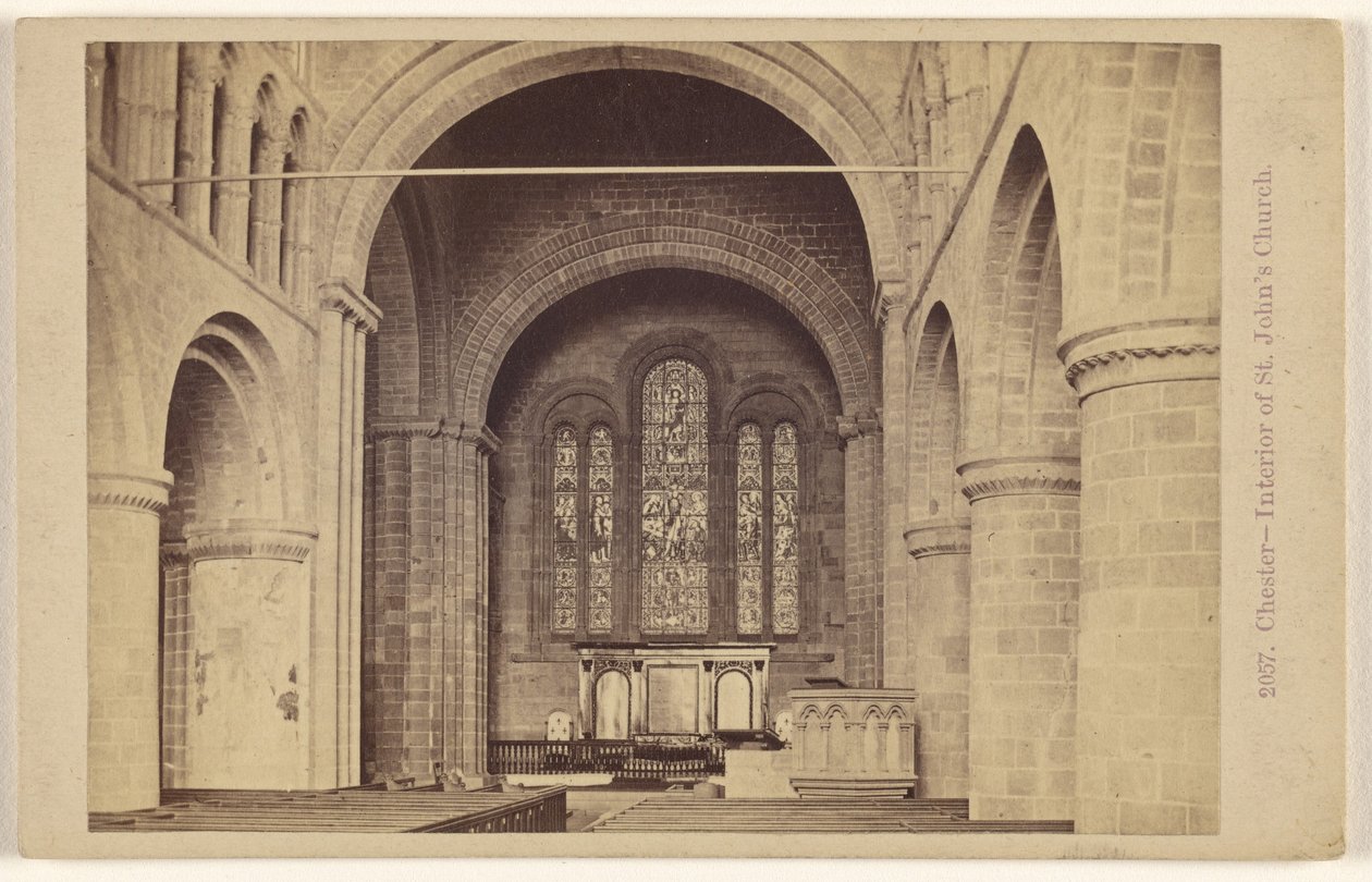 Chester - Interior da igreja de São João de Francis Bedford