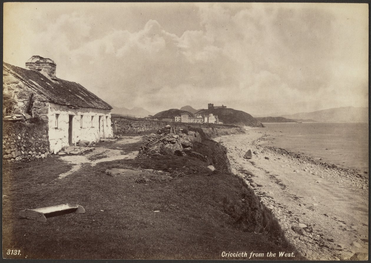 Criccieth a partir do Oeste de Francis Bedford