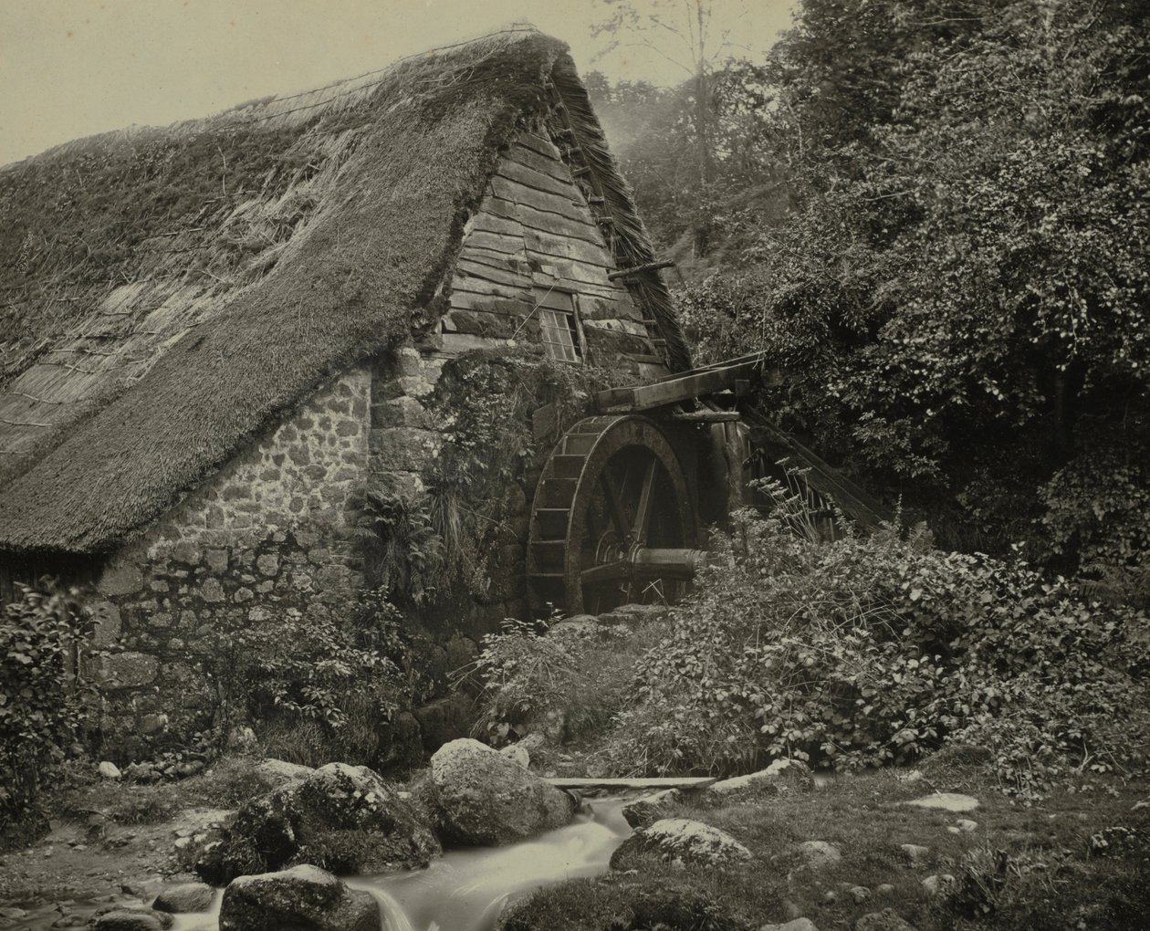 Holy Street Mill, final da década de 1860. de Francis Bedford