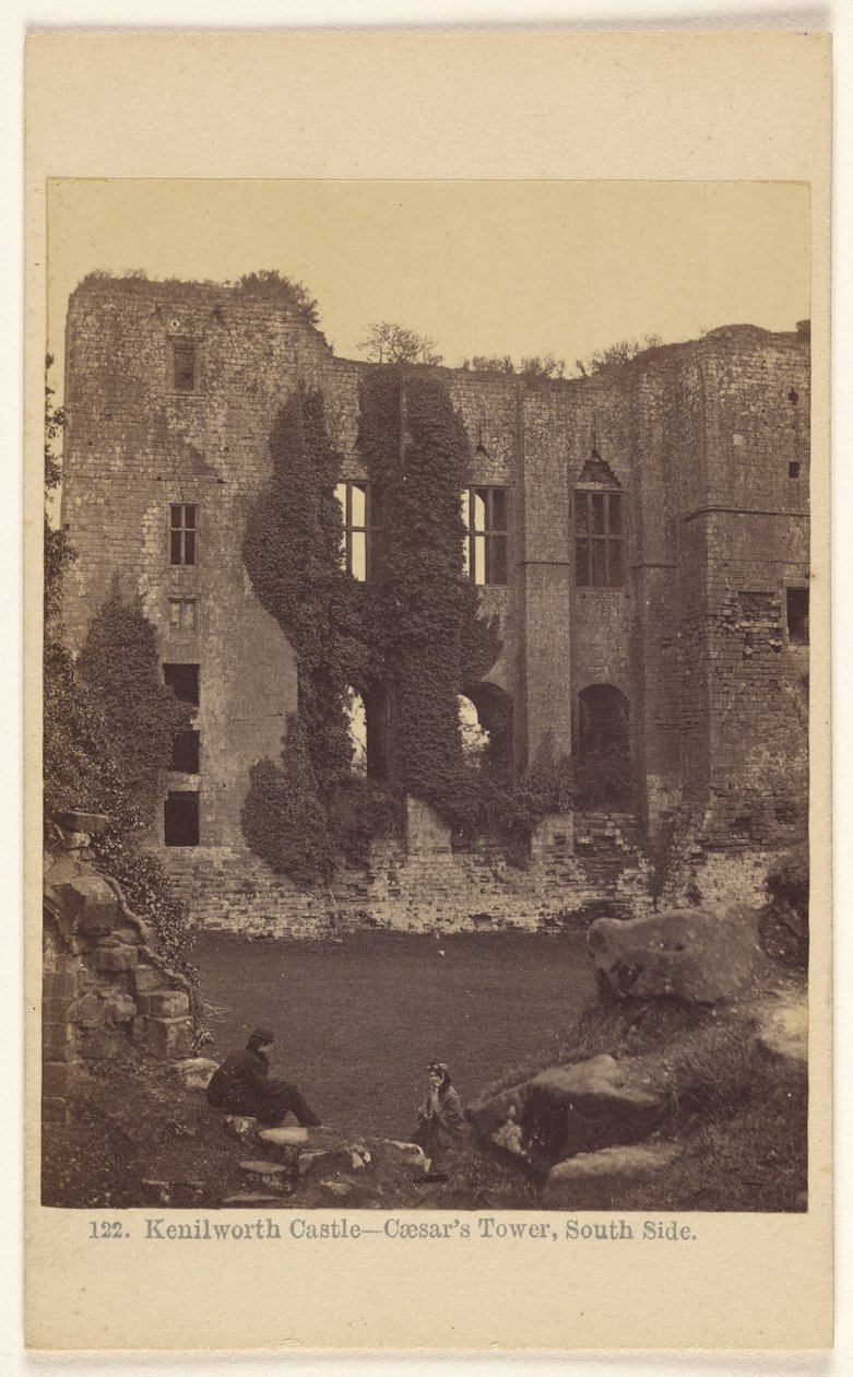 Castelo de Kenilworth - Torre de Caeser, lado sul. de Francis Bedford