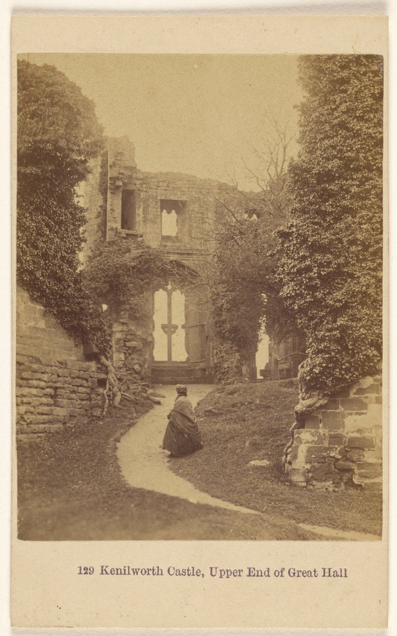 Kenilworth, extremidade superior do Grande Salão de Francis Bedford