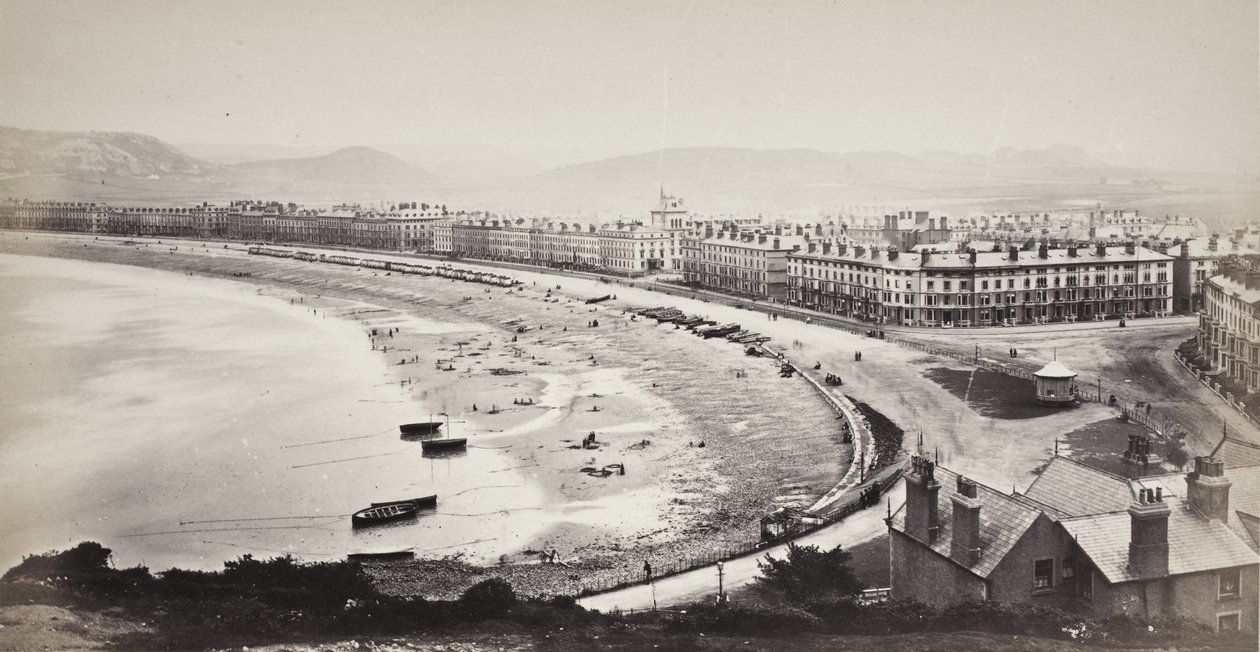 Llandudno visto de cima dos banhos (684) de Francis Bedford