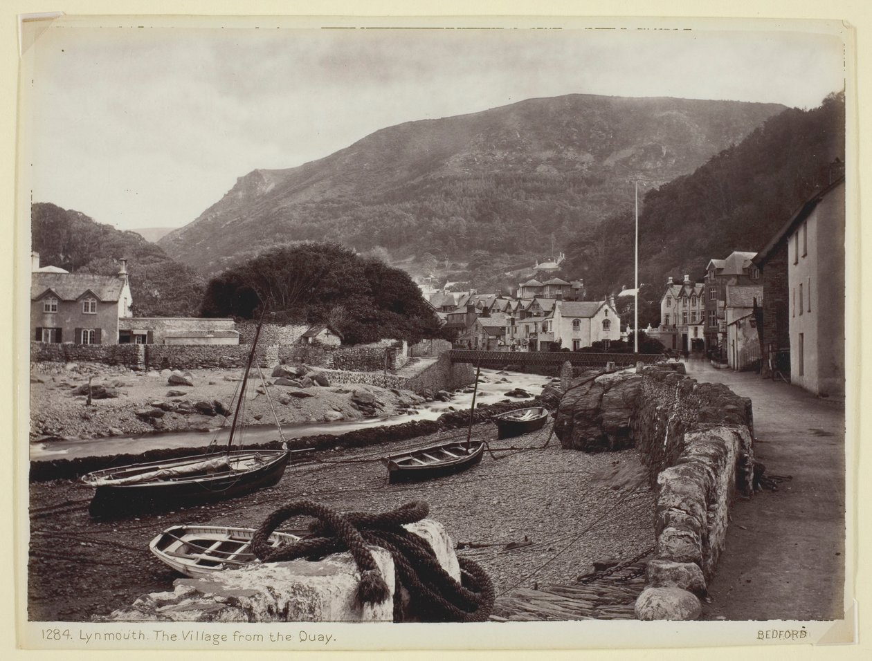 Lynmouth, a vila do cais de Francis Bedford