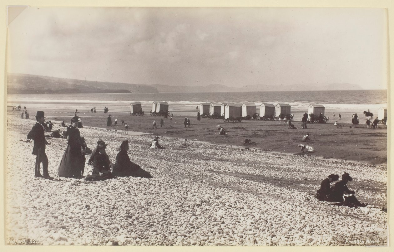 Pensarn Beach, 186094. de Francis Bedford