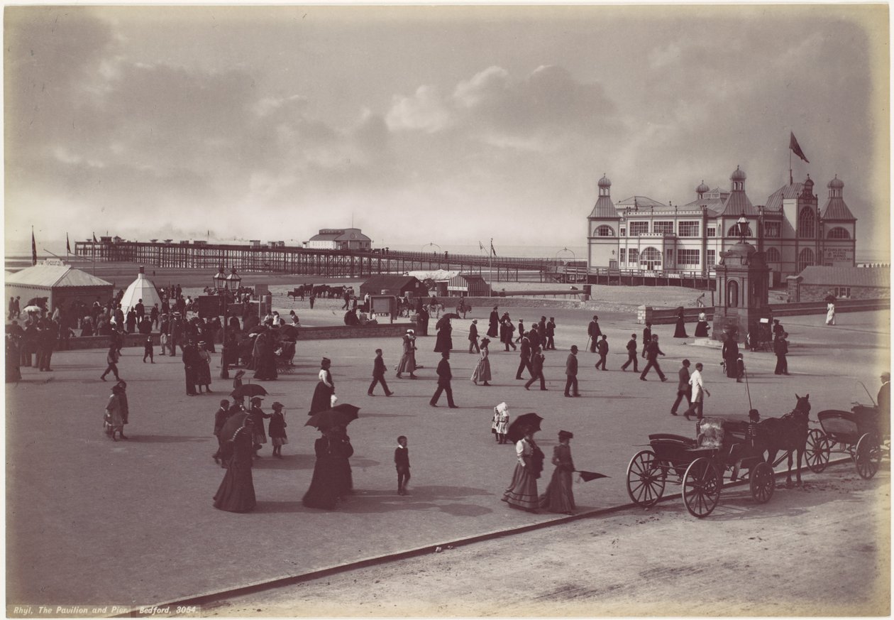 Rhyl. O Pavilhão e o Cais de Francis Bedford