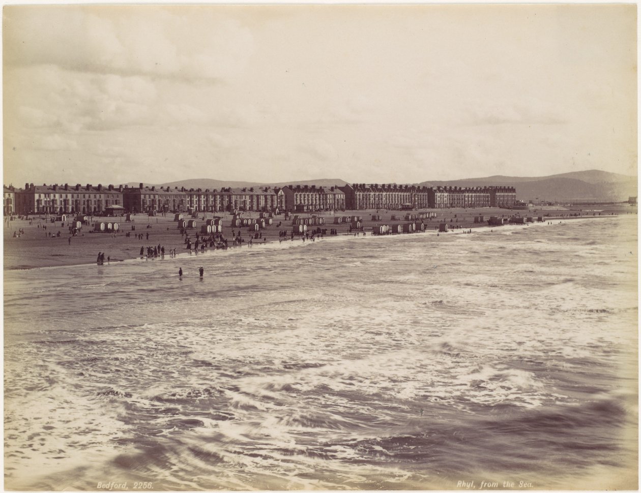Rhyl, vista do mar de Francis Bedford