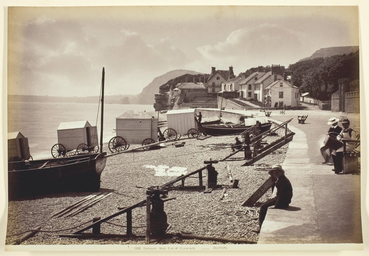 Sidmouth, a oeste de Esplanade de Francis Bedford