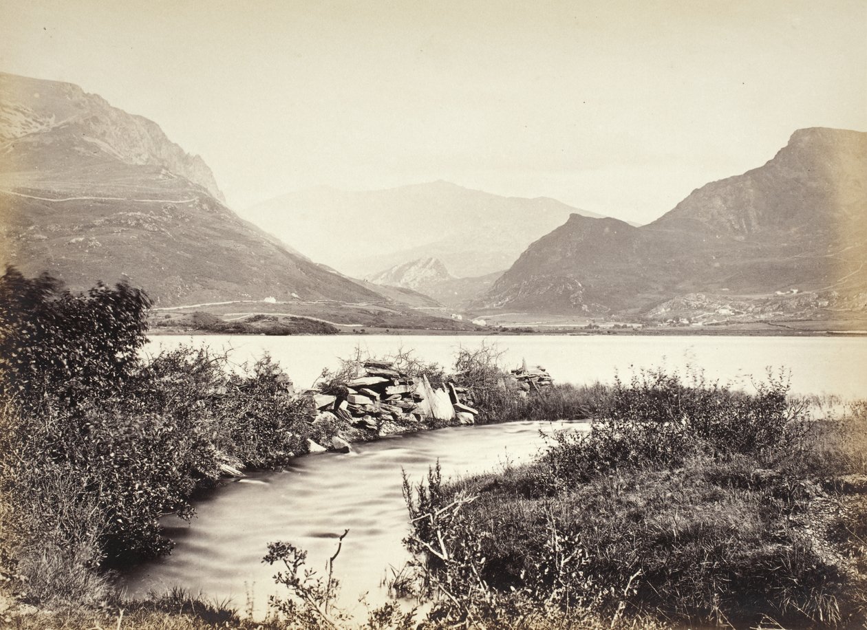 Snowdon, a partir dos lagos de Nantlle (583) de Francis Bedford