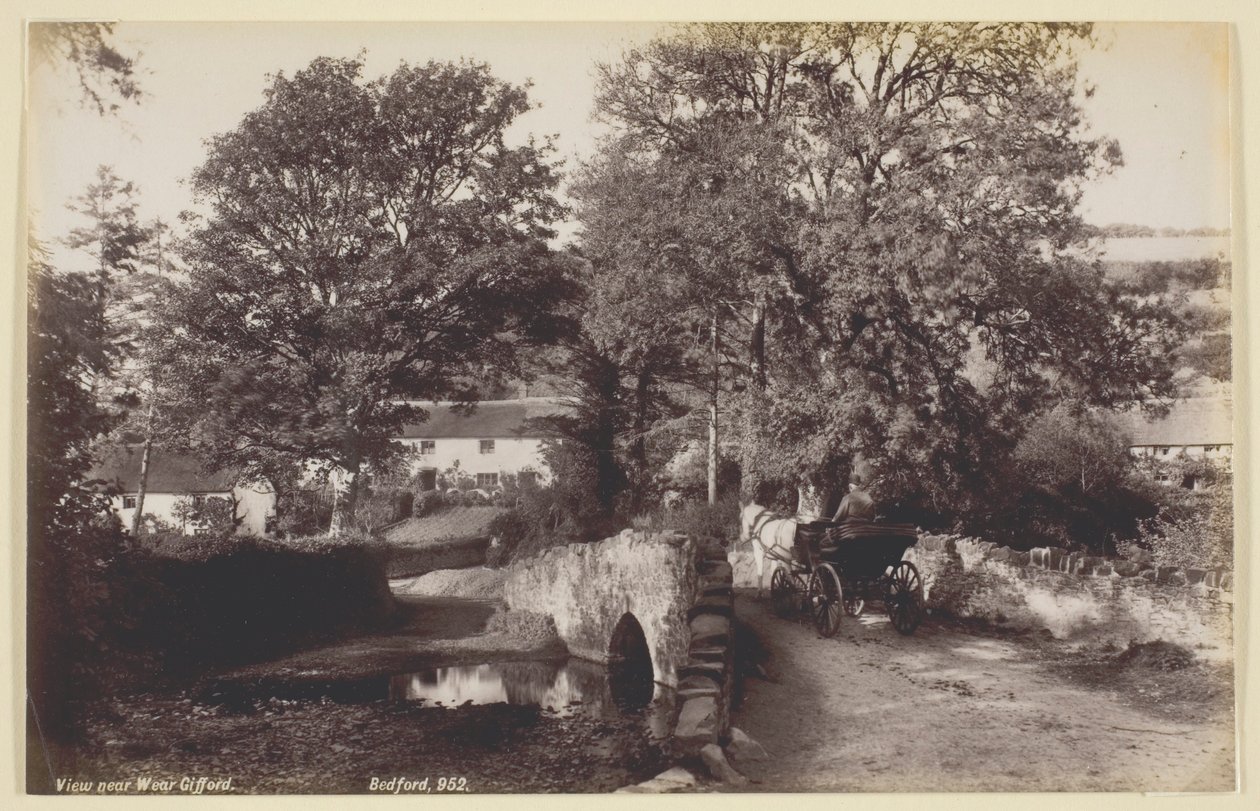 Vista perto de Weare Giffard de Francis Bedford