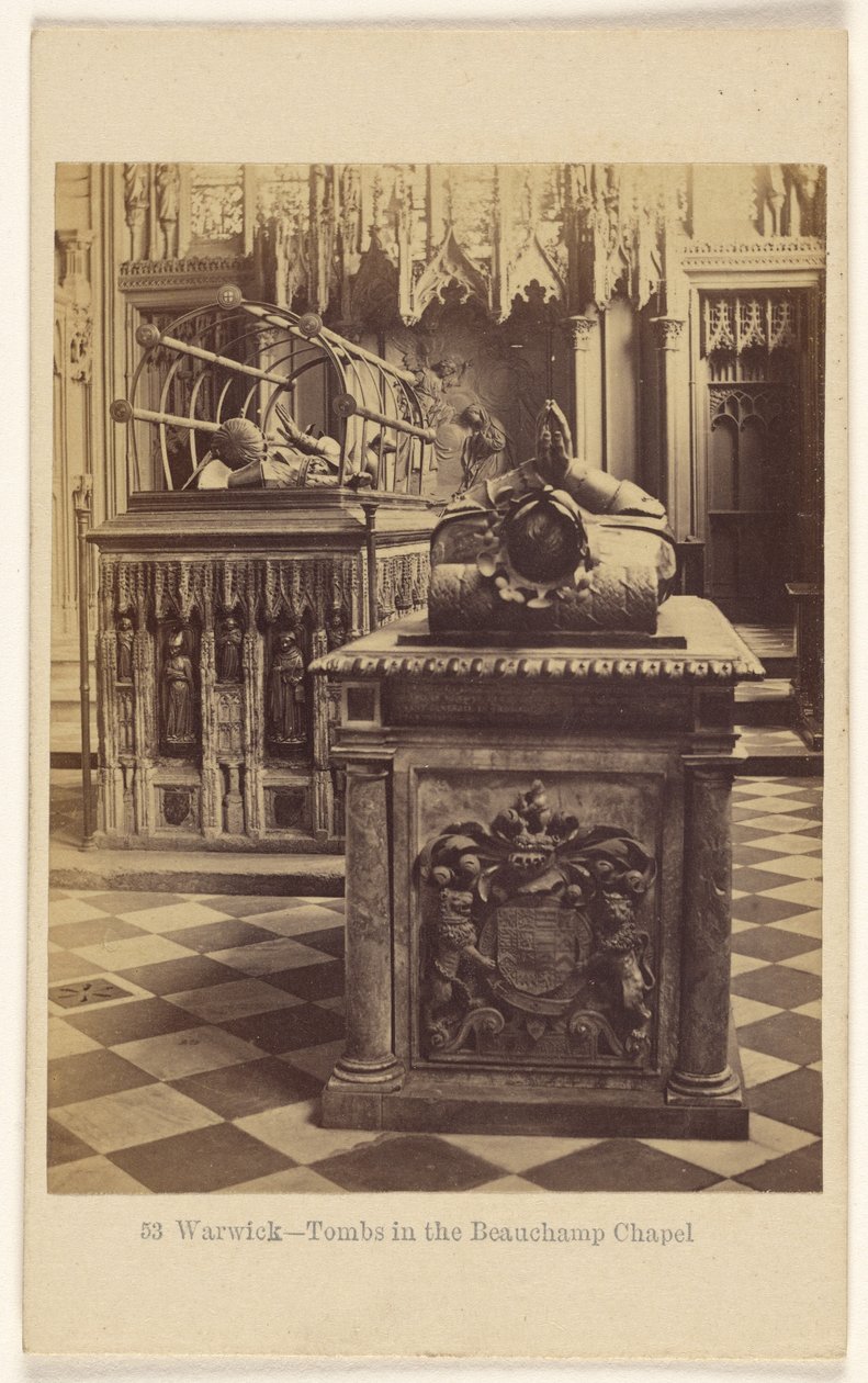 Warwick - Túmulos na Capela Beauchamp de Francis Bedford