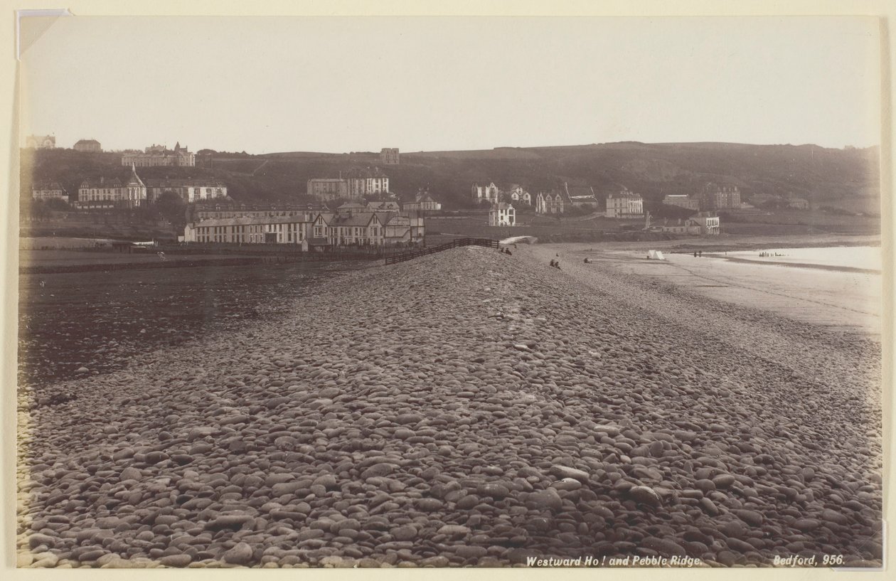 Westward Ho e Pebble Ridge, 186094. de Francis Bedford