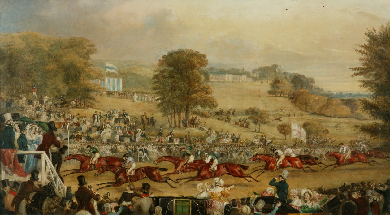 Heaton Park Races, Manchester (óleo sobre tela) de Francis Calcraft Turner