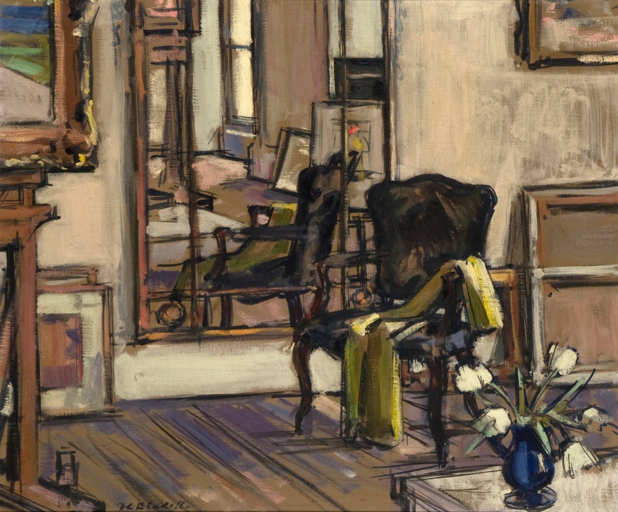 Interior, Regent Terrace, Edimburgo, 1932-33 de Francis Campbell Boileau Cadell