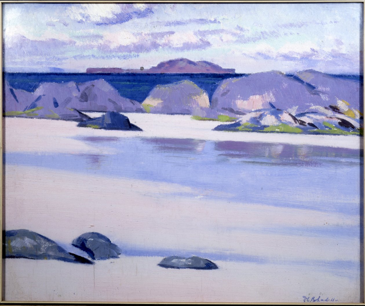 Maré baixa, Iona, olhando para o Cap do Holandês, Lunga (óleo sobre tela) de Francis Campbell Boileau Cadell