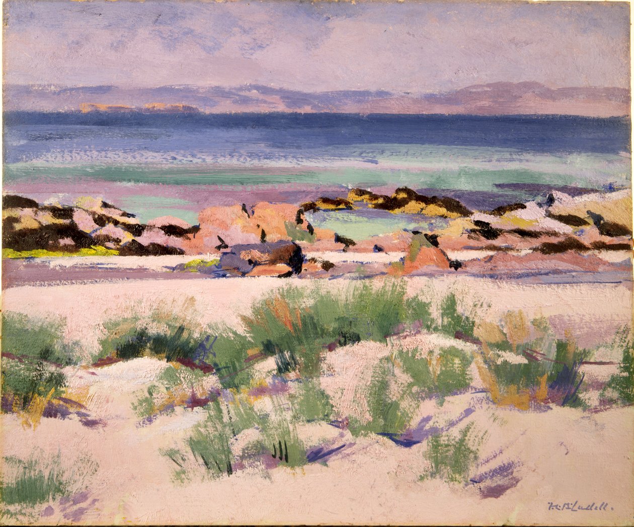 On the Shore, Iona (óleo sobre tela) de Francis Campbell Boileau Cadell
