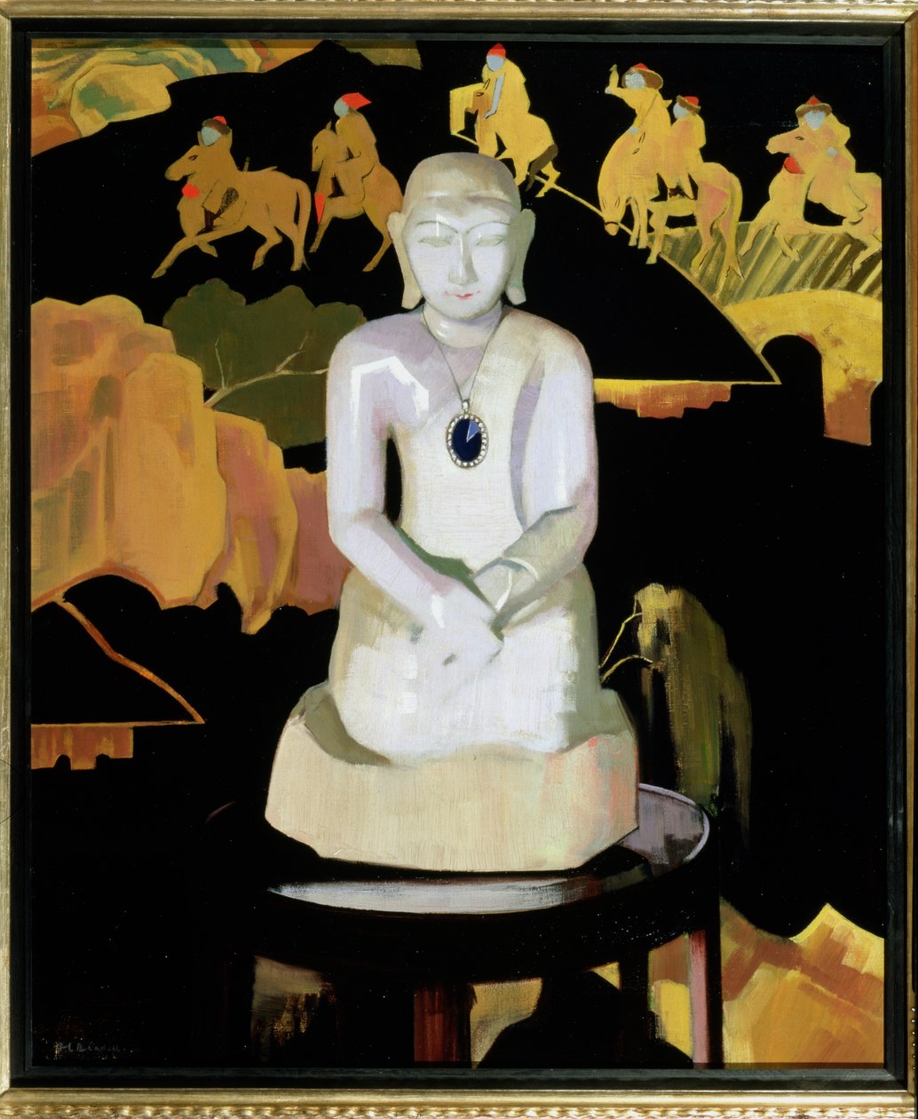 O Buda (preto e dourado) c.1929-30 de Francis Campbell Boileau Cadell