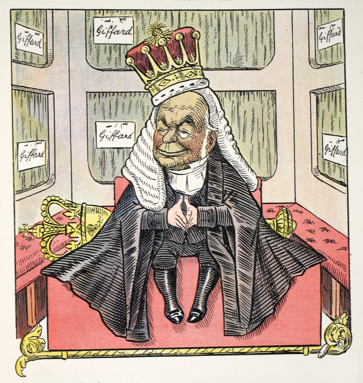 O início E, ilustração do alfabeto de Struwwelpeter, verso por Harold Begbie (1871-1929) de Francis Carruthers Gould