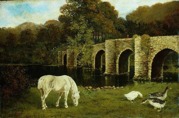 Uma ponte sobre o rio Stour de Francis Cecil Boult
