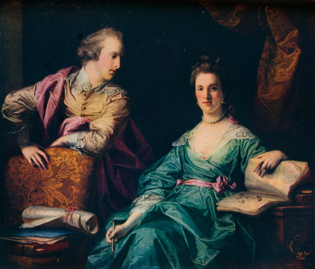 Isabel e Thomas Crathorne, 1767 de Francis Cotes