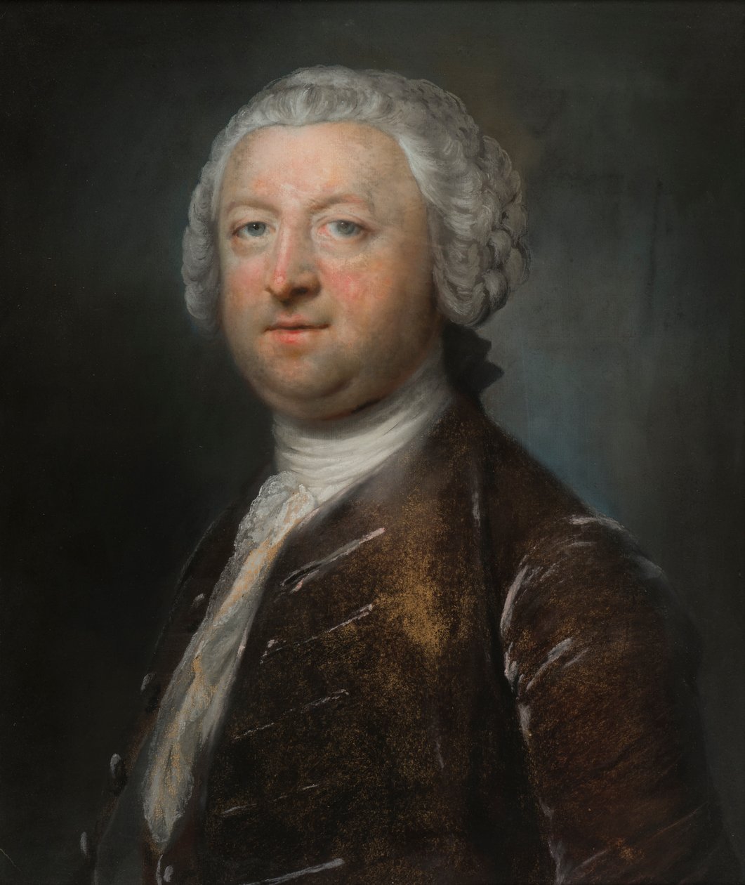 Retrato de Sir Orlando Bridgeman 4º Bt, c.1750-65 (pastel sobre papel) de Francis Cotes