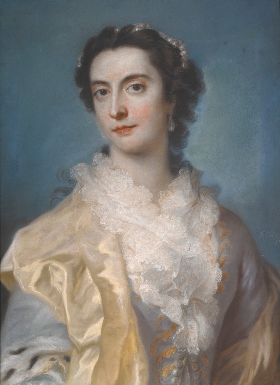 Retrato de uma dama de Francis Cotes