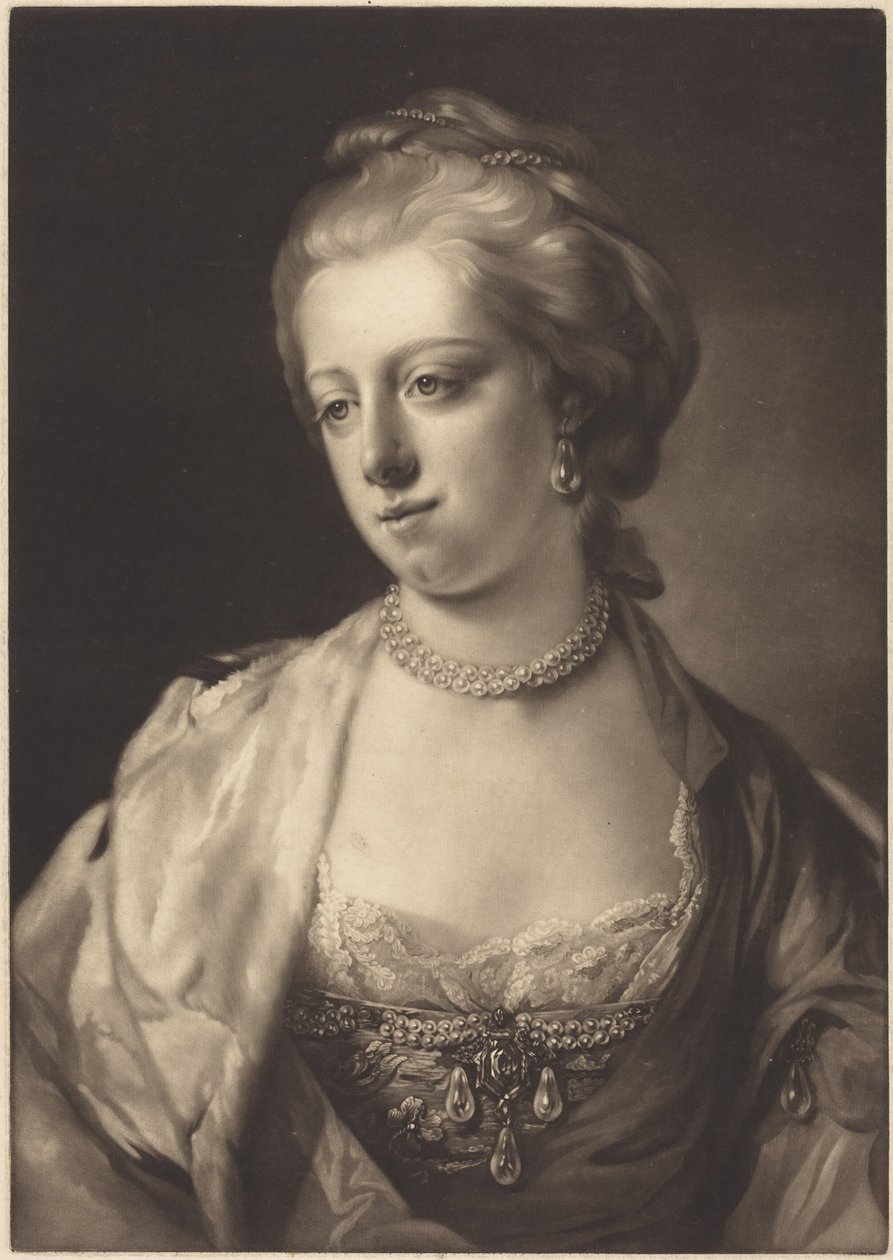 Princesa Carolina Matilde, rainha da Dinamarca de Francis Cotes