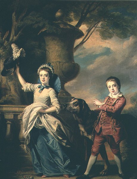 Os Filhos de Sir Edward e Dama Ann Astley, 1767 de Francis Cotes