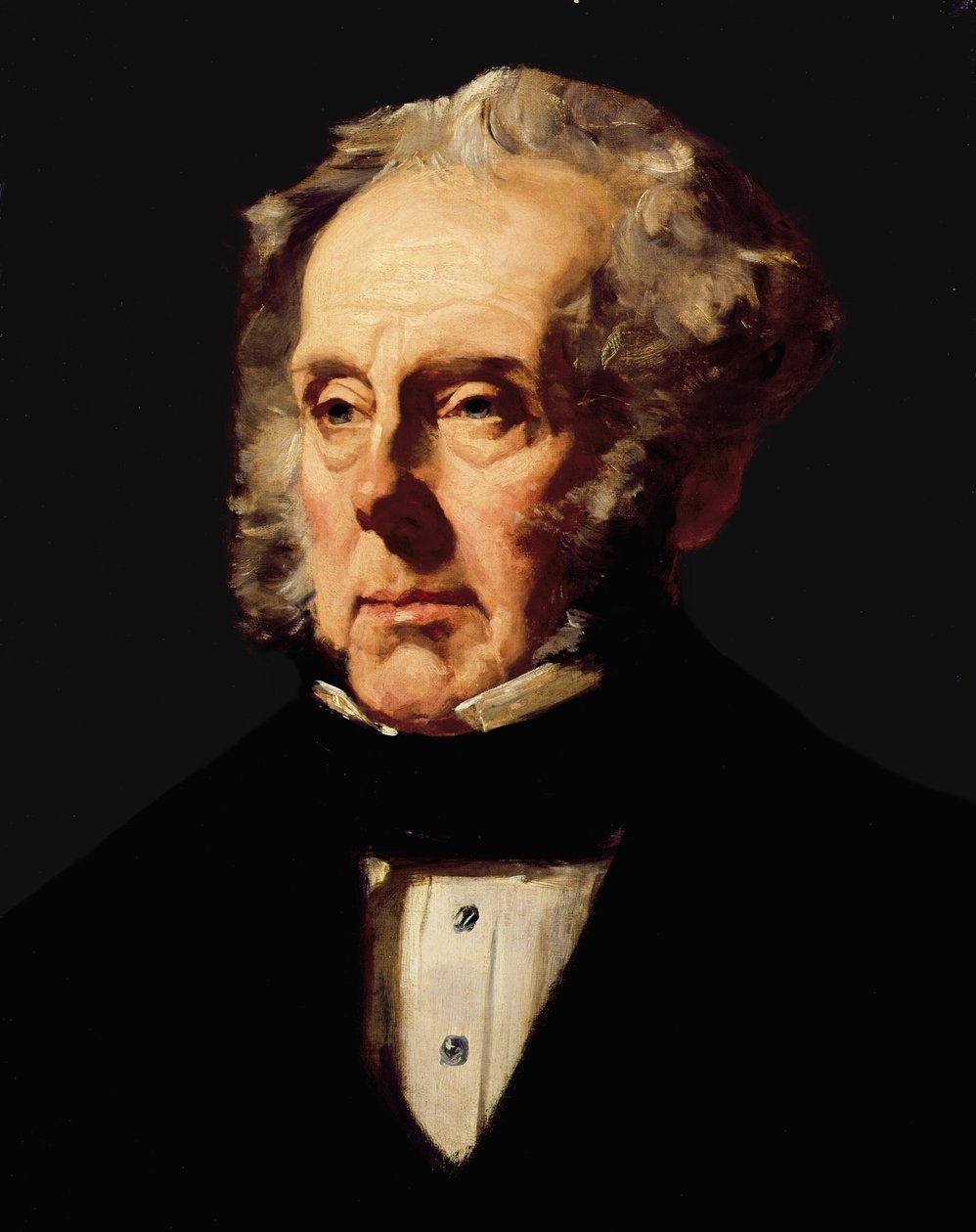 Henry John Temple, 3º visconde de Palmerston, c.1855 de Francis Cruikshank