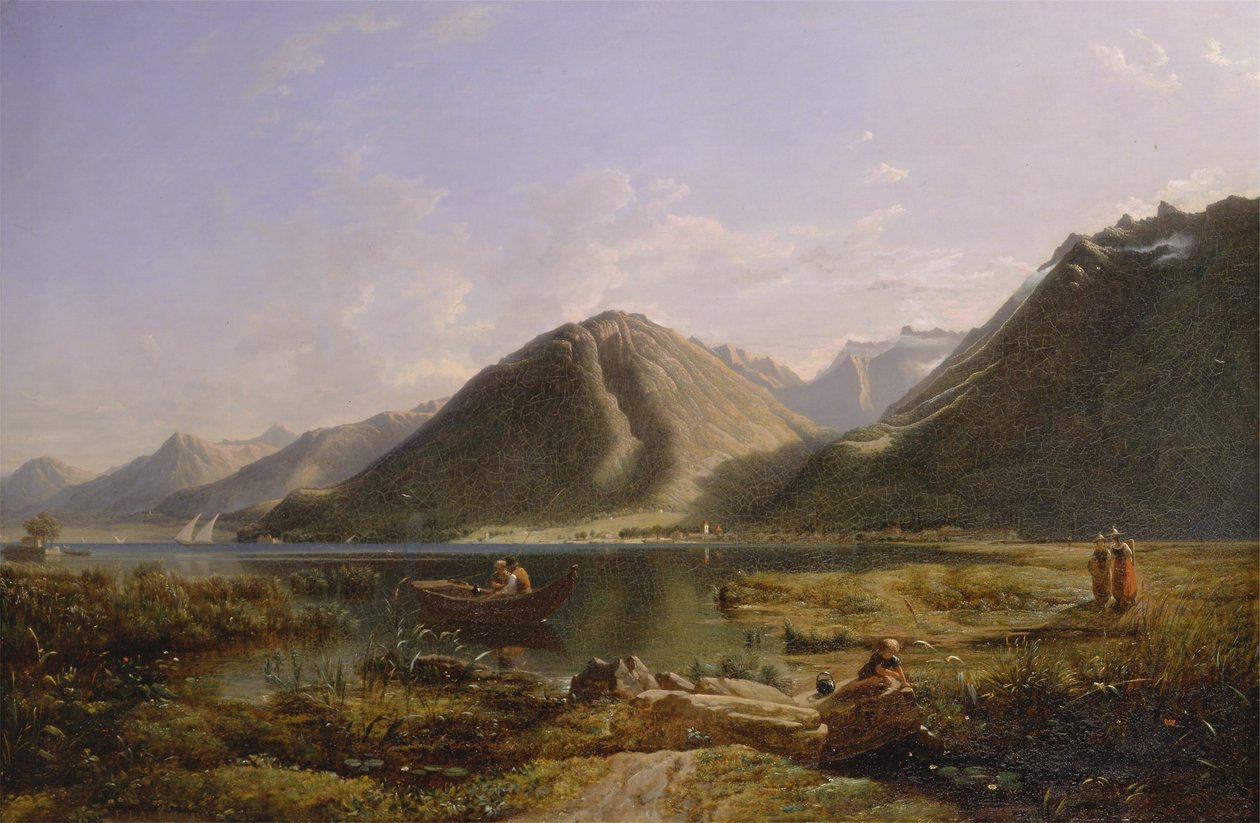 Fim do Lago de Genebra de Francis Danby