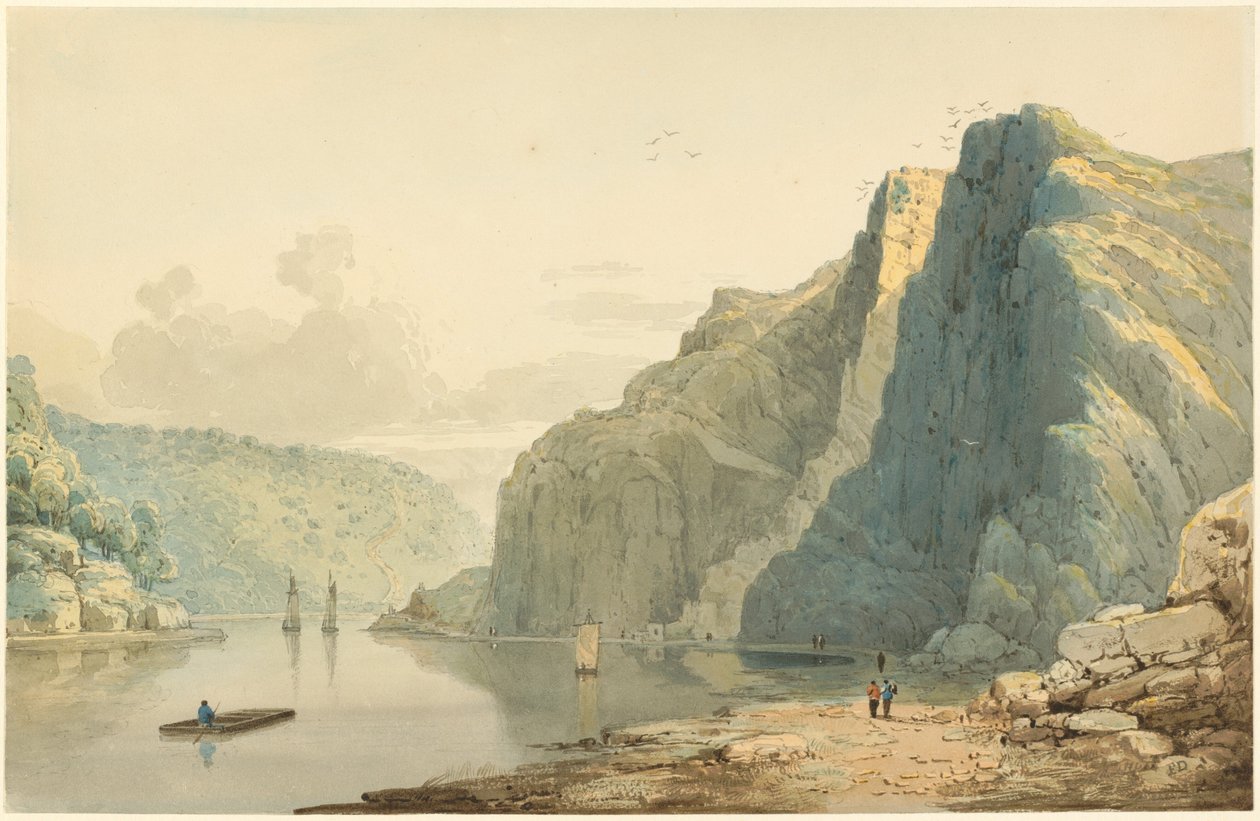 Rochas de São Vicente e Avon Gorge de Francis Danby