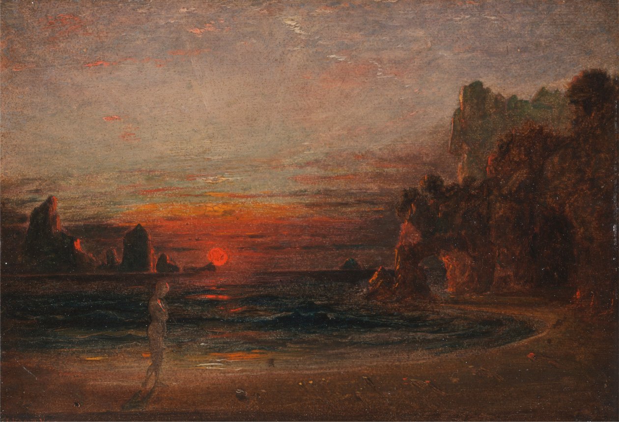 Estudo para "Gruta de Calipso de Francis Danby