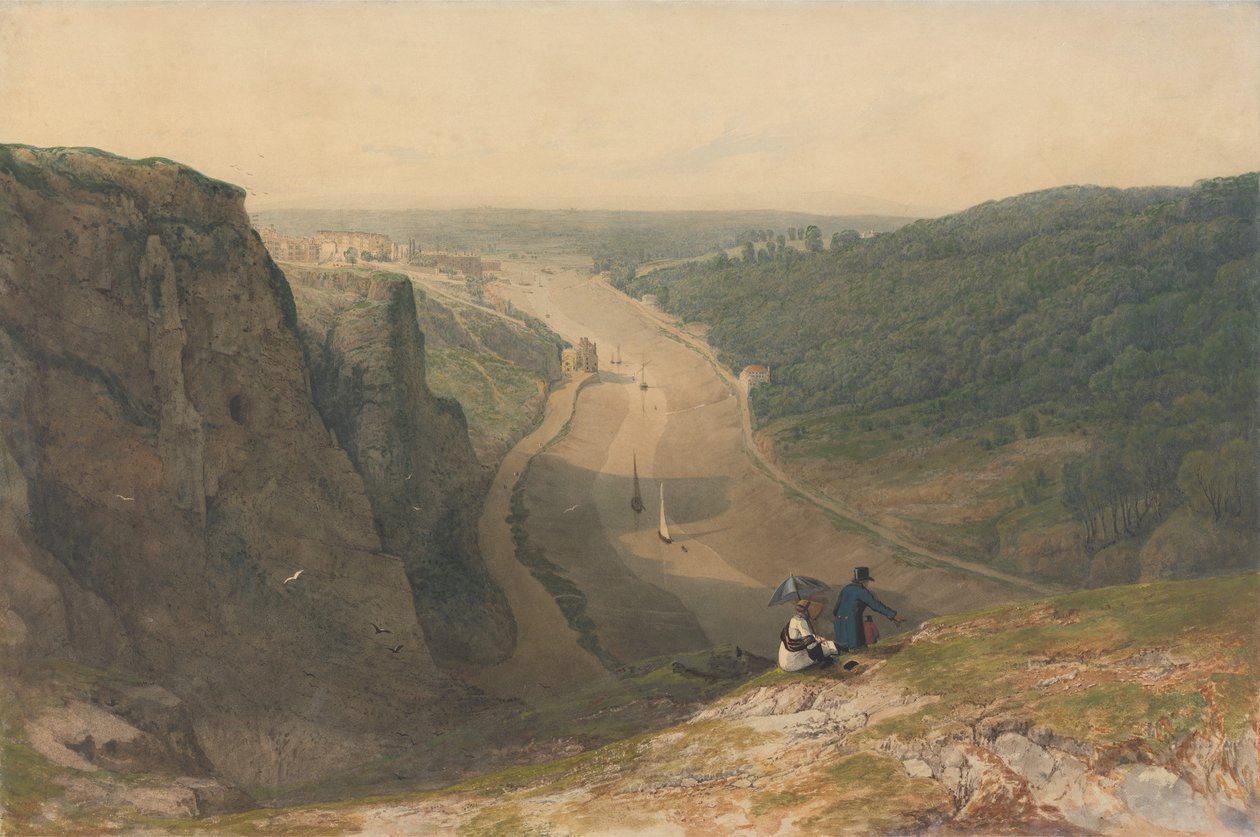 O desfiladeiro de Avon, na direção de Clifton de Francis Danby