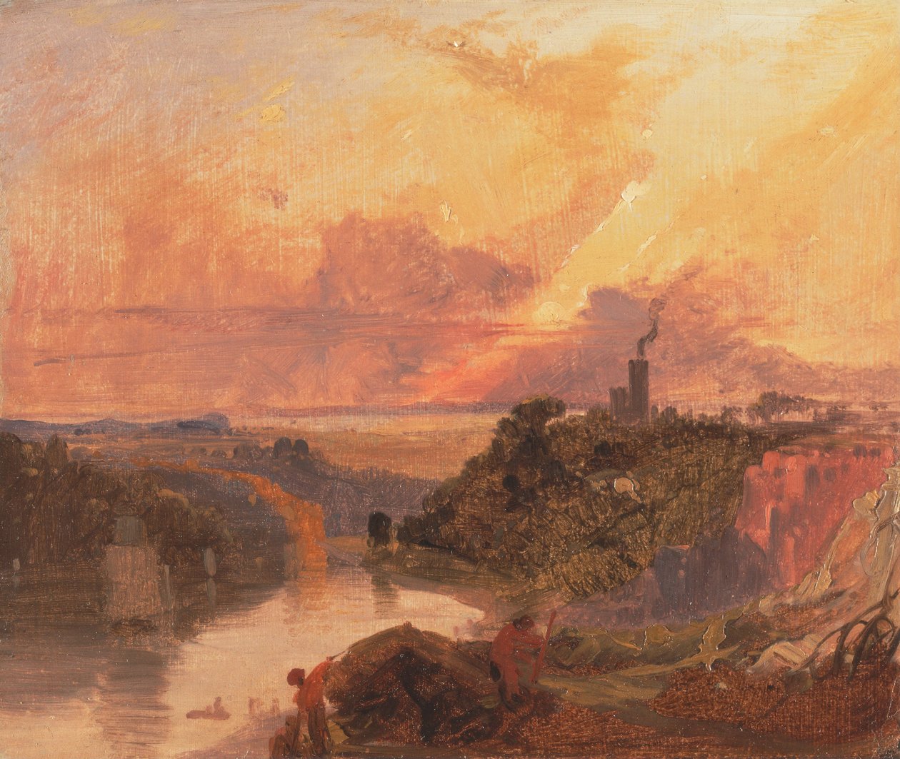 O desfiladeiro de Avon ao pôr do sol de Francis Danby