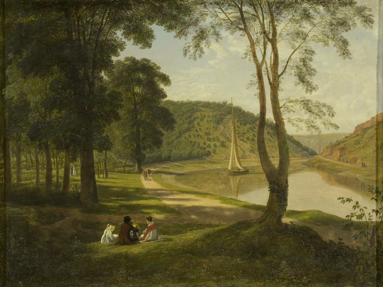Vista da Avon Gorge de Francis Danby