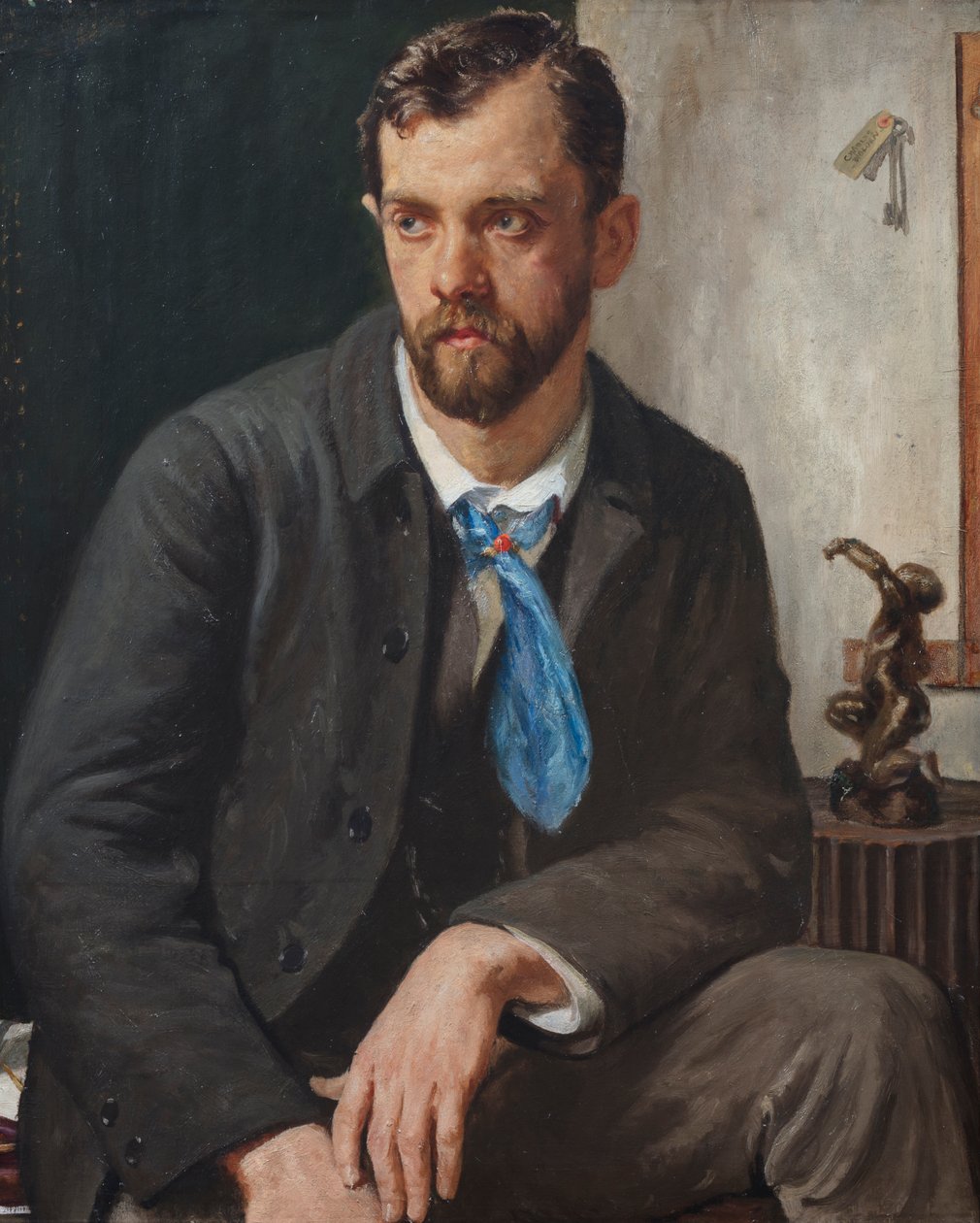 Retrato de Charles Holden (óleo sobre tela) de Francis Dodd