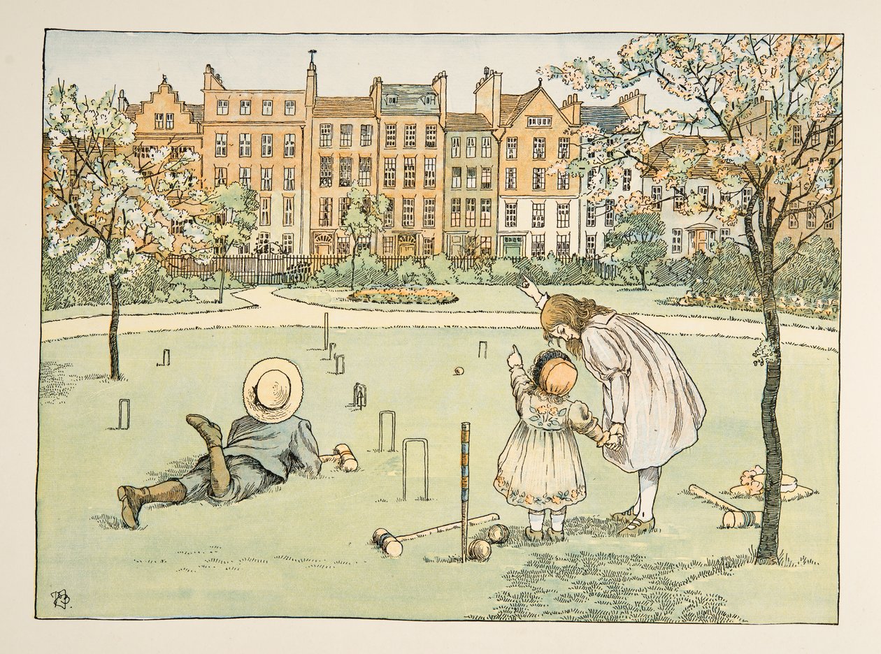 The Chimney Sweep, de Four and Twenty Toilers, pub. 1900 (litografia a cores) de Francis Donkin Bedford