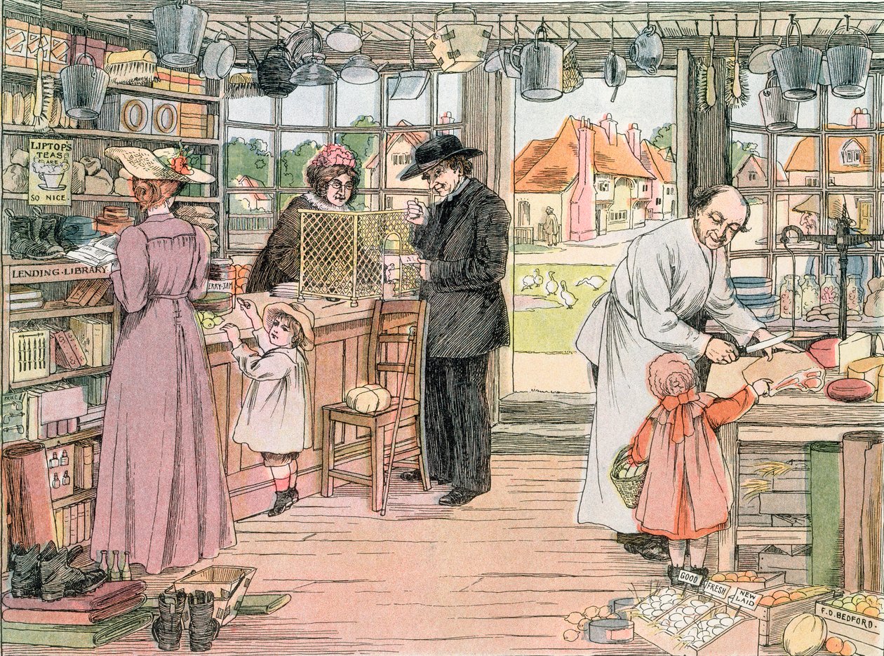 A Loja Geral, 1899. Do Livro das Lojas, 1899 de Francis Donkin Bedford