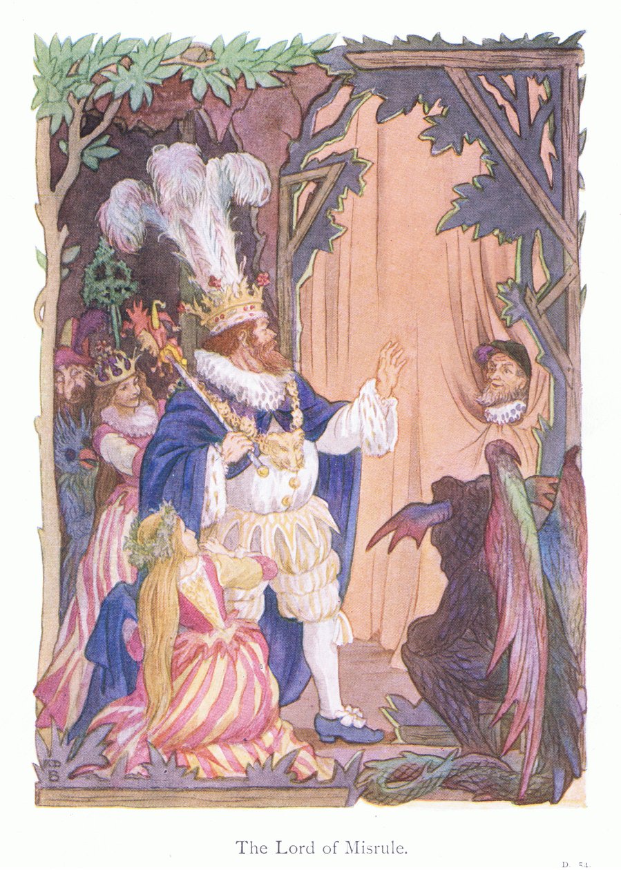 O Senhor da Miséria (litografia a cores) de Francis Donkin Bedford