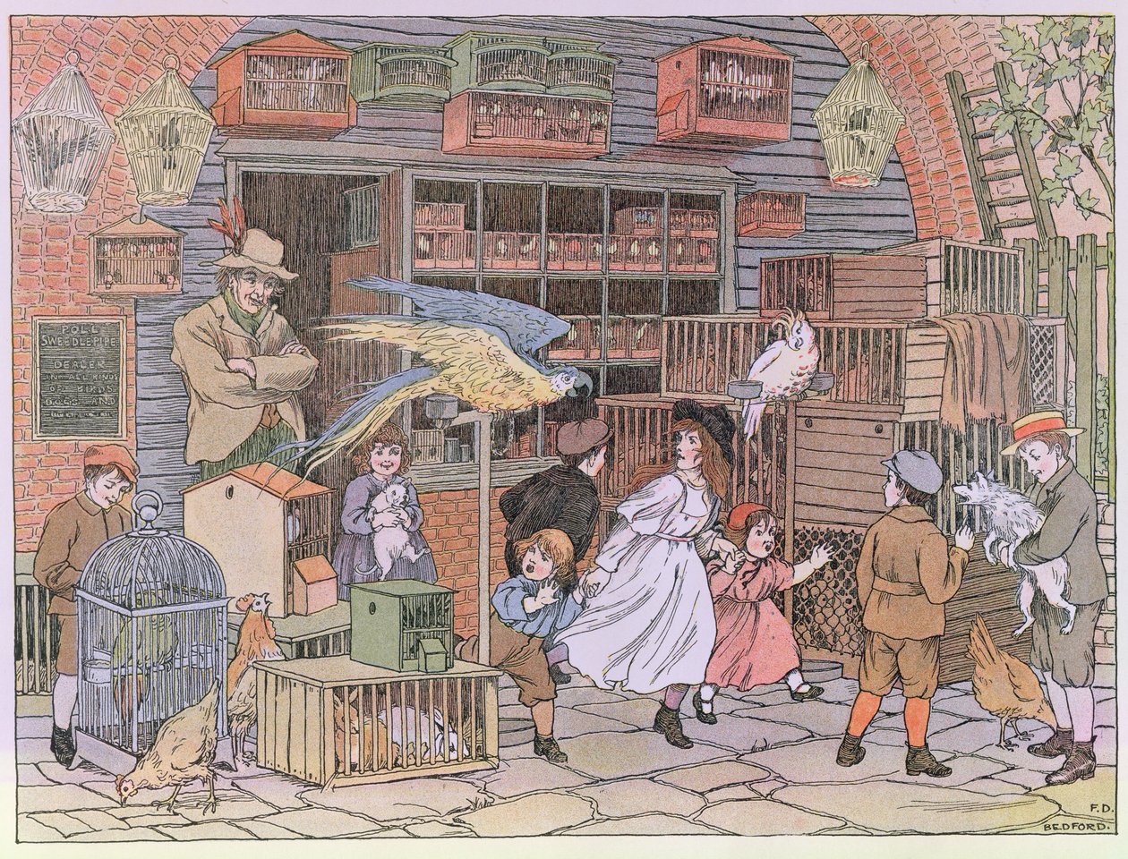 A loja de animais, de "O Livro das Lojas de Francis Donkin Bedford