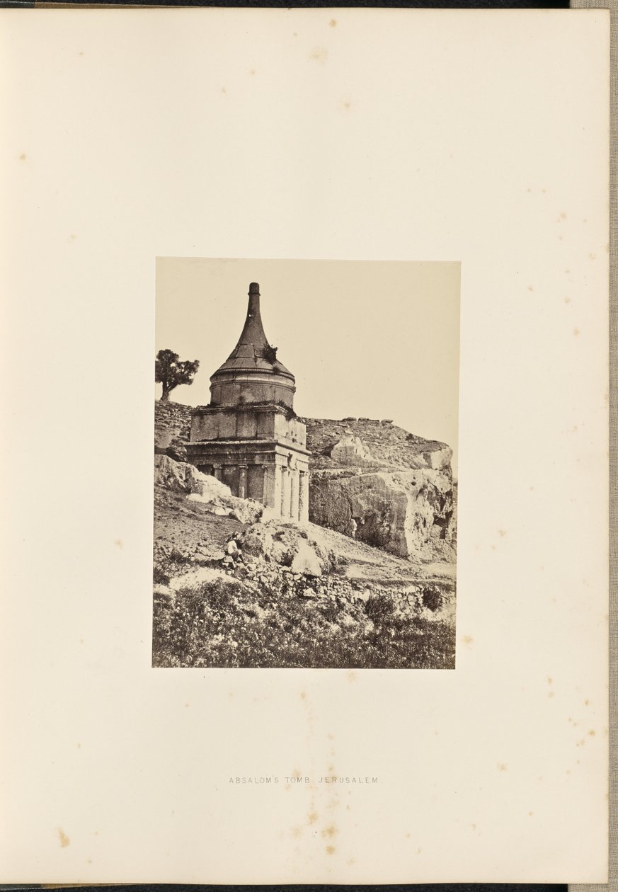 Túmulo de Absalão, Jerusalém de Francis Frith
