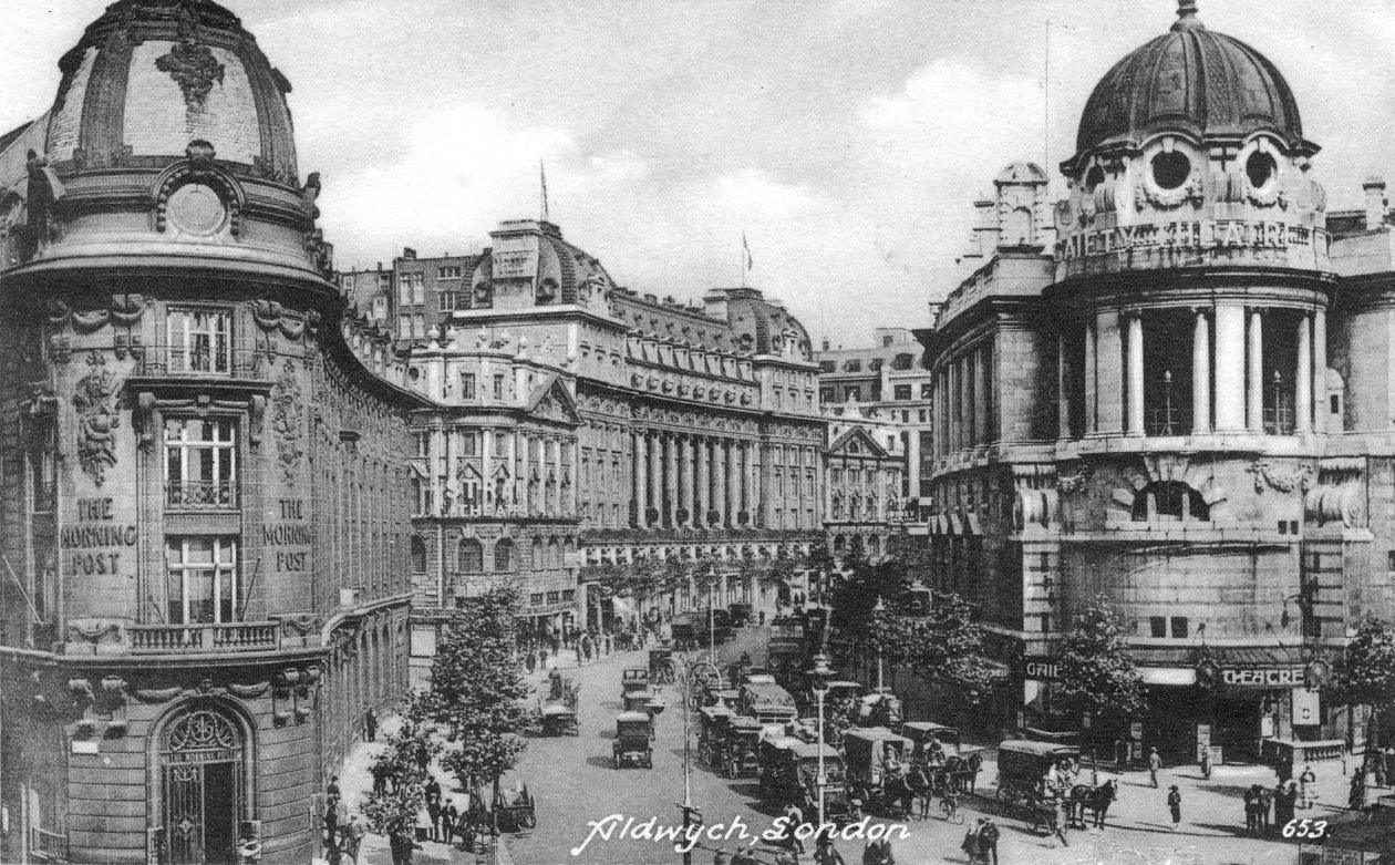 Aldwych, Londres, início do século XX. de Francis Frith