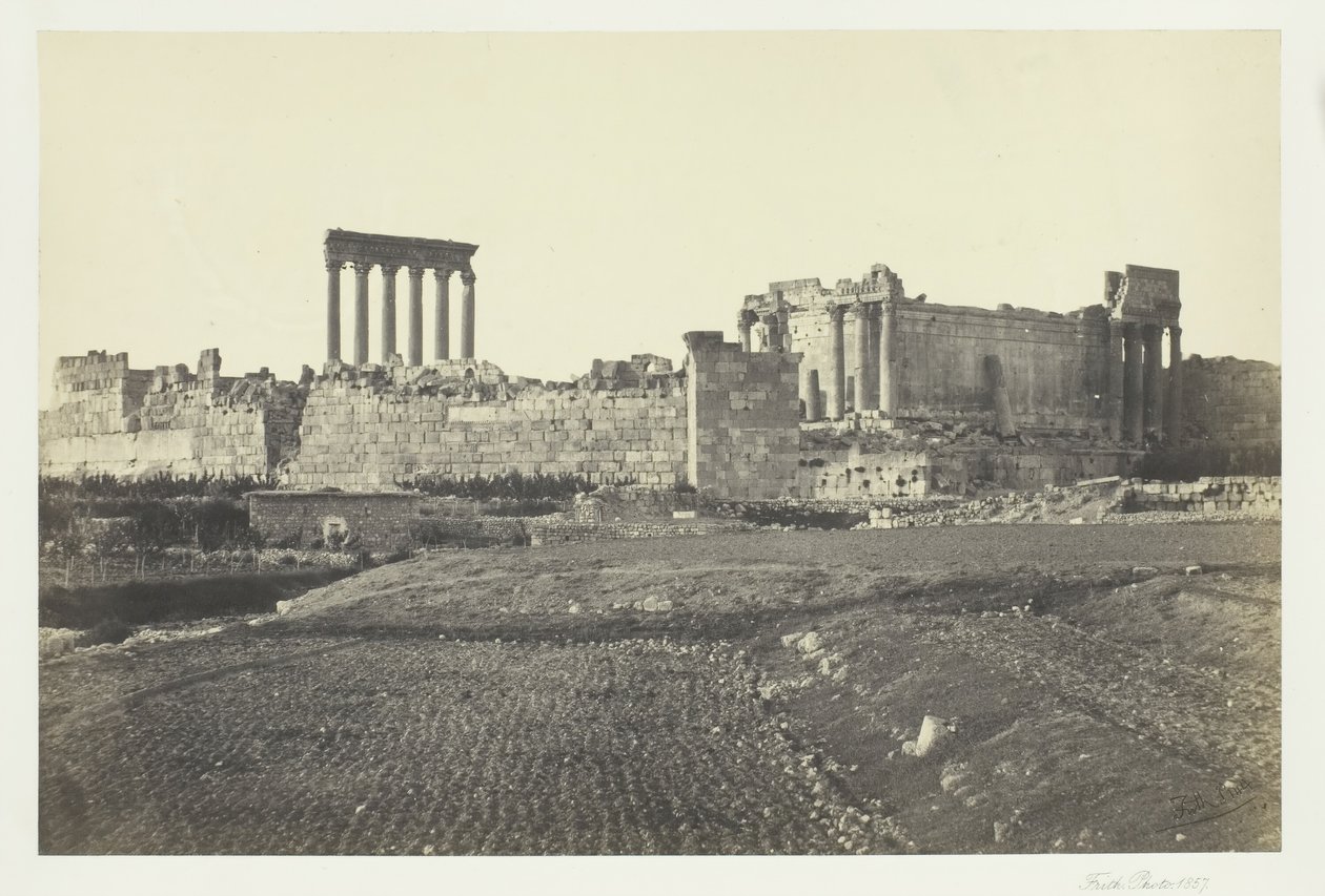 Baalbec, do Sul, 1857. de Francis Frith