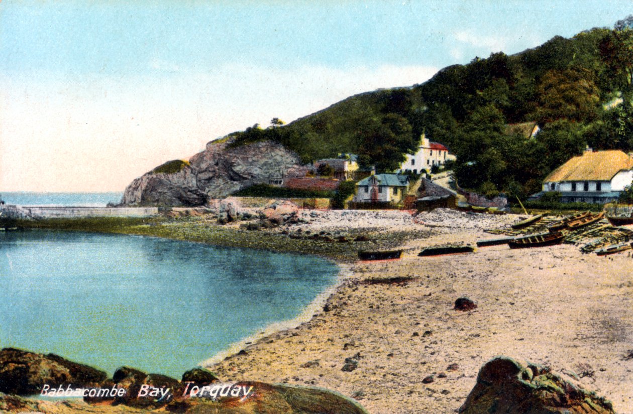 Baía de Babbacombe, Torquay, Devon, século XX de Francis Frith