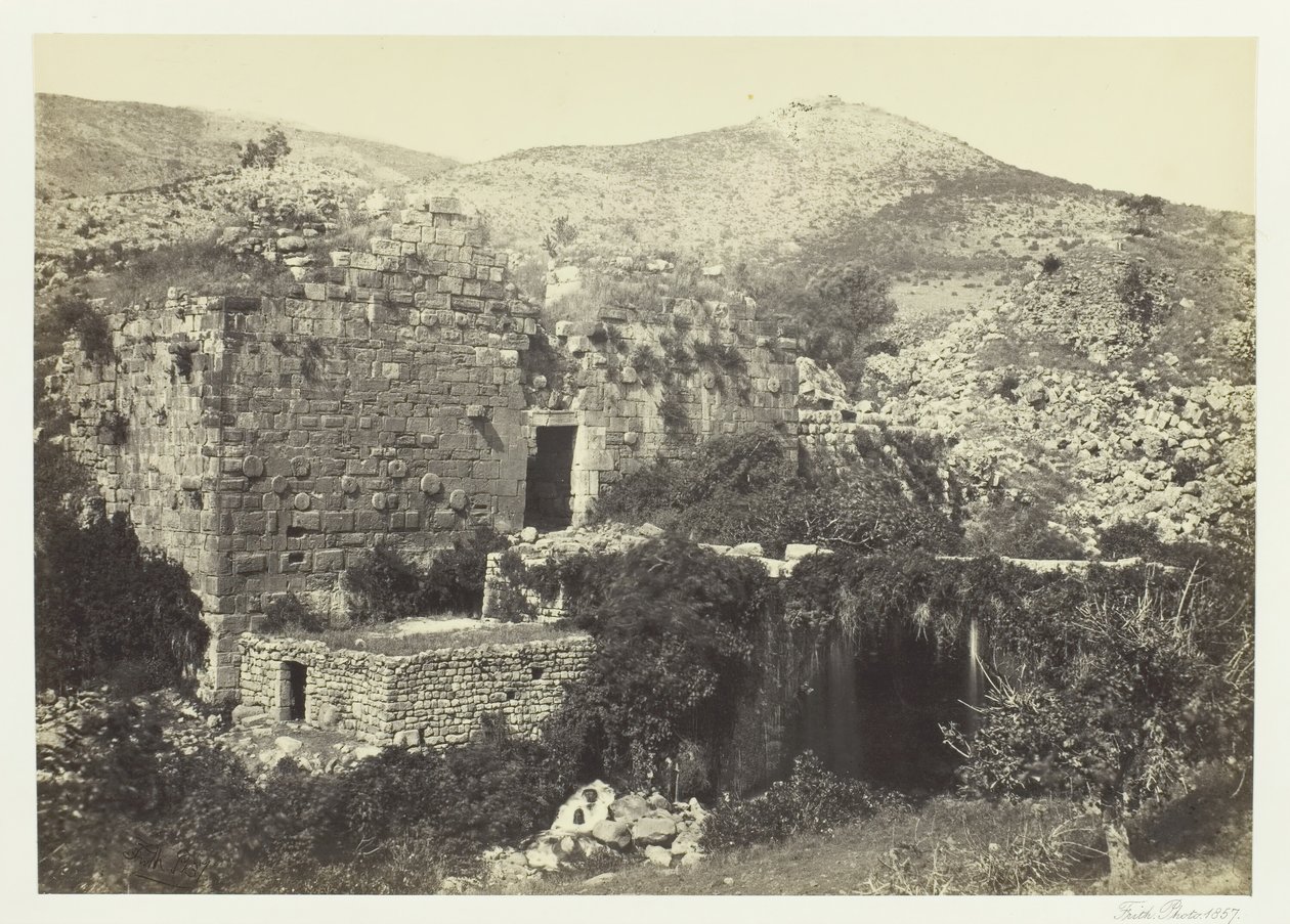 Banias, O Antigo César, Filipos, de Francis Frith
