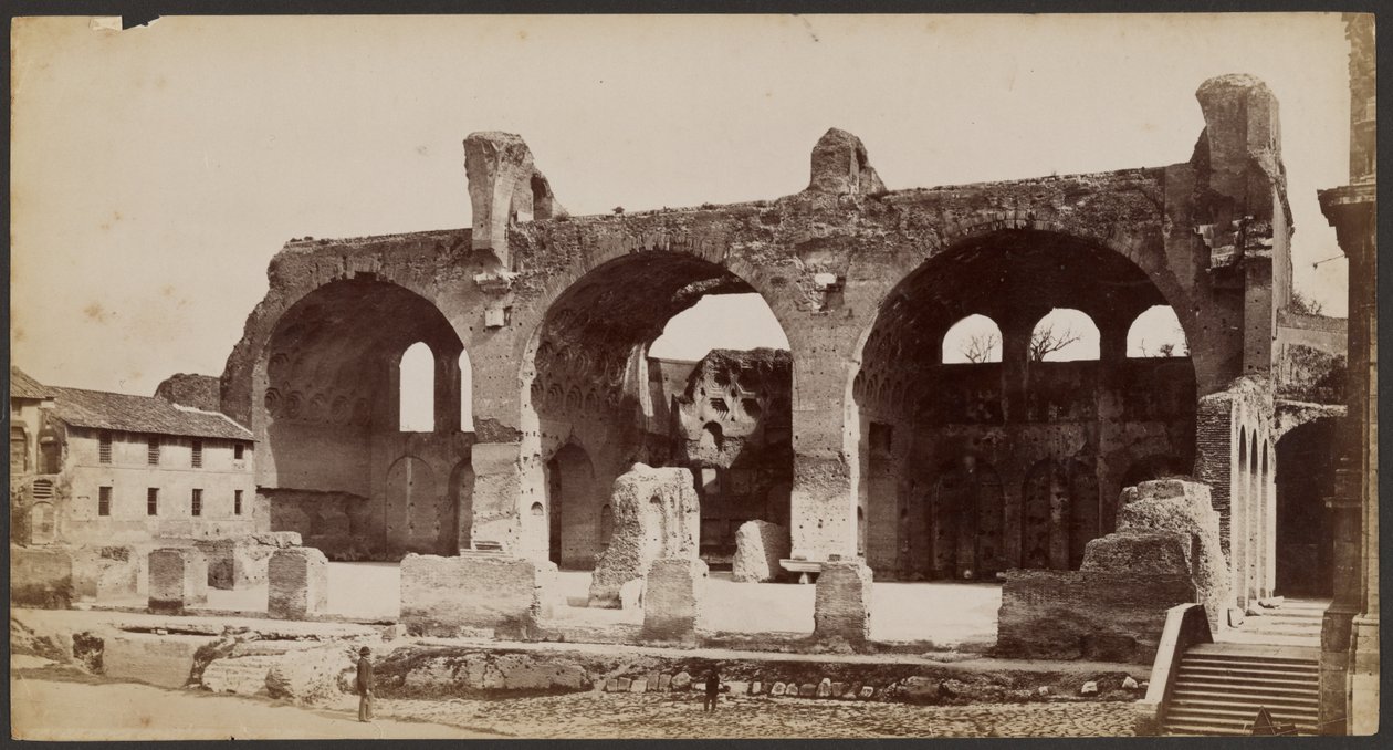 Basílica de Constantino de Francis Frith