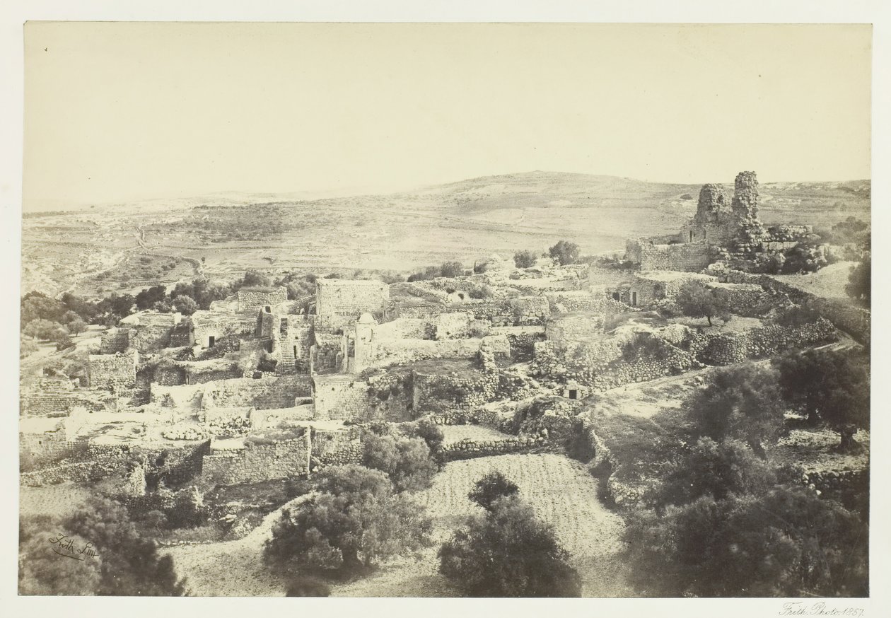 Betânia, 1857. de Francis Frith