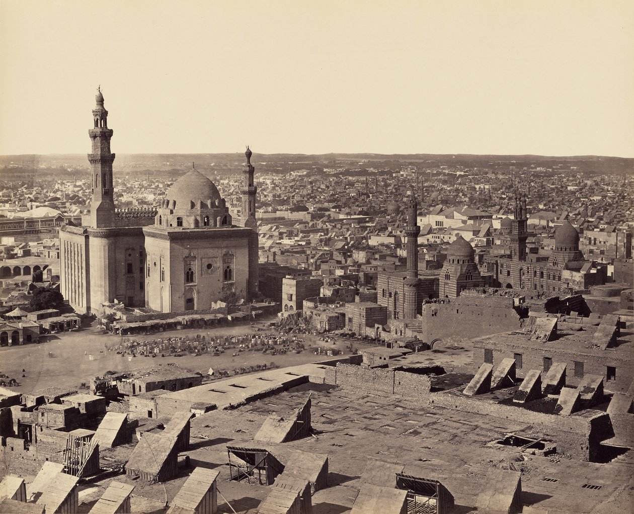 Cairo a partir da Cidadela. Primeira vista de Francis Frith