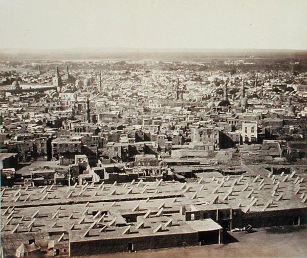 Cairo, da Cidadela, c.1856-58 (albumen print) (ver também 170812) de Francis Frith