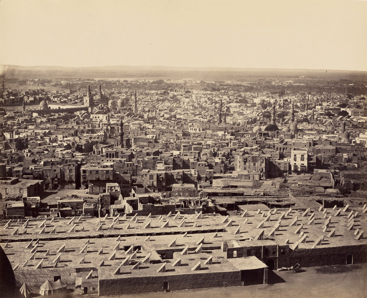 Cairo visto da cidadela. Segunda vista de Francis Frith